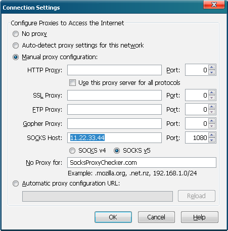 hnh proxy settings for skype